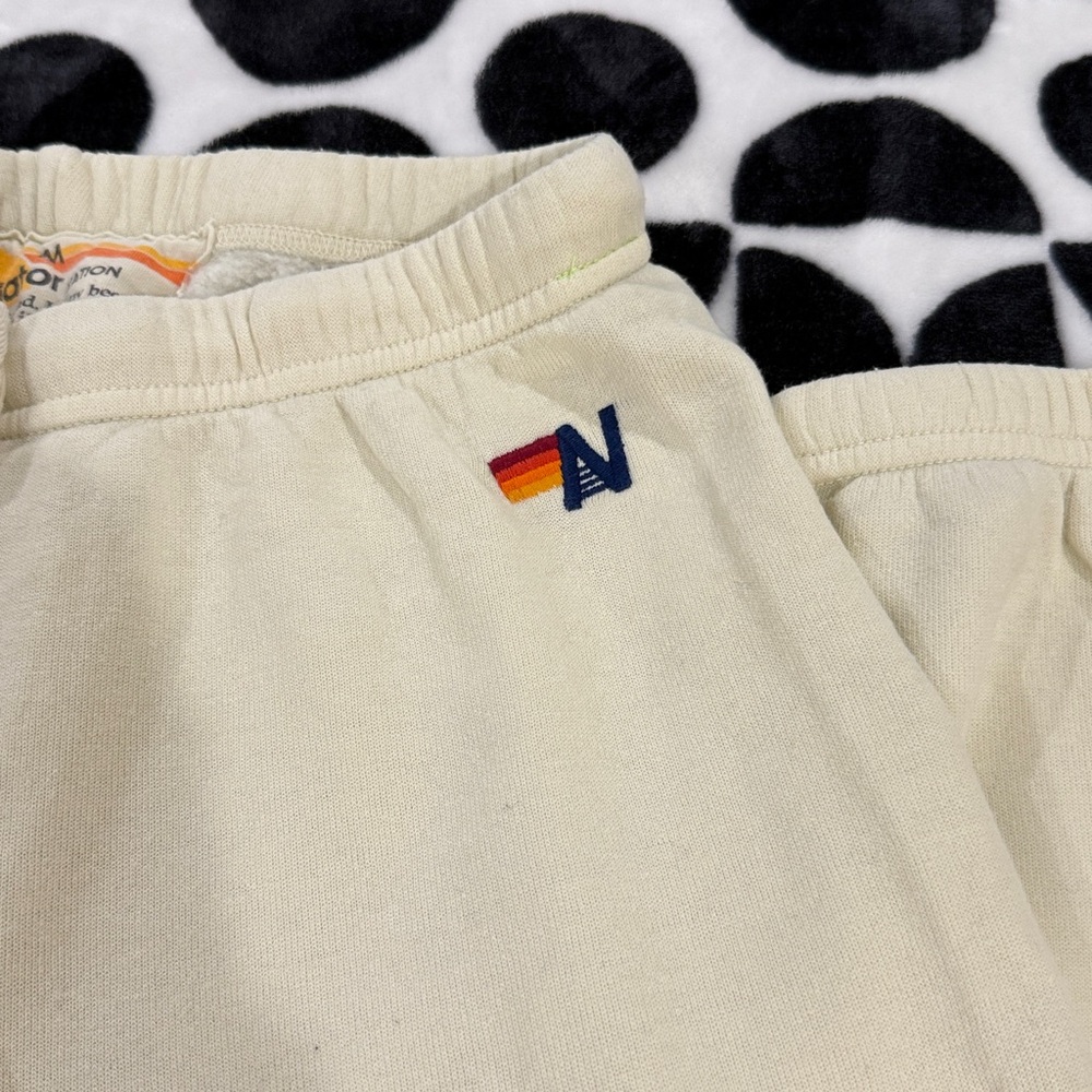 Aviator Nation LOGO Sweatpants Vintage White - Picture 4 of 8